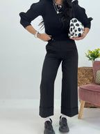 Pantaloni Johanna cropped