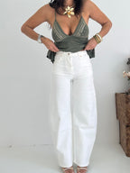 Denim Balloon Bianco