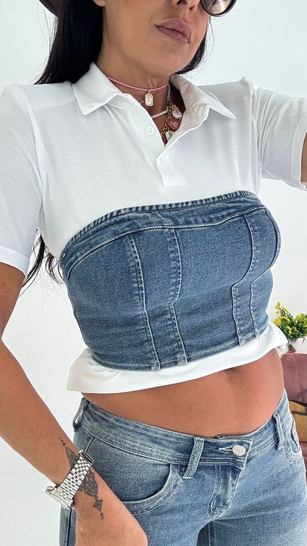Top fascia Denim