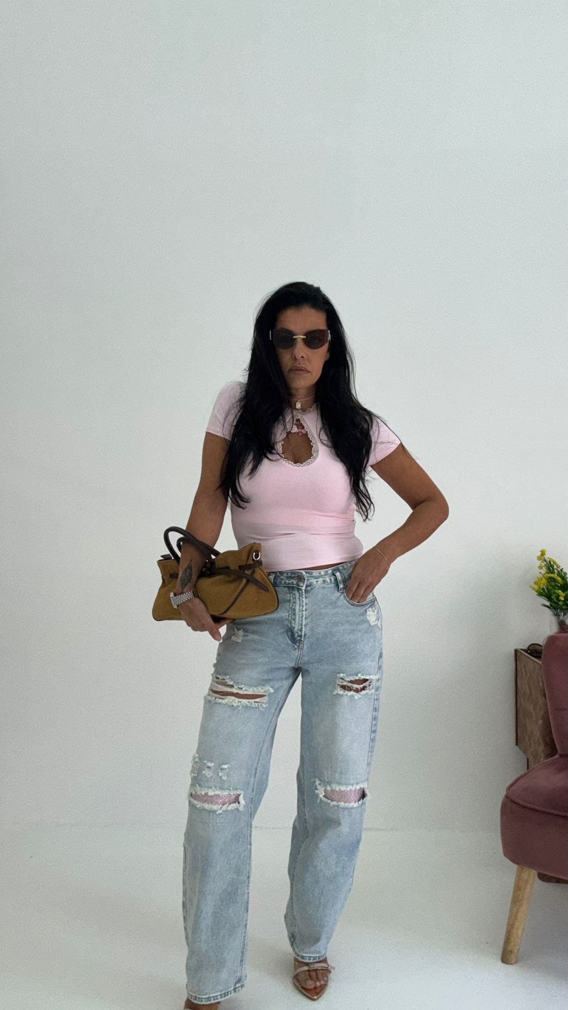 Jeans Pink Brill 509