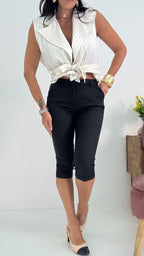 Pantalone Capri nero