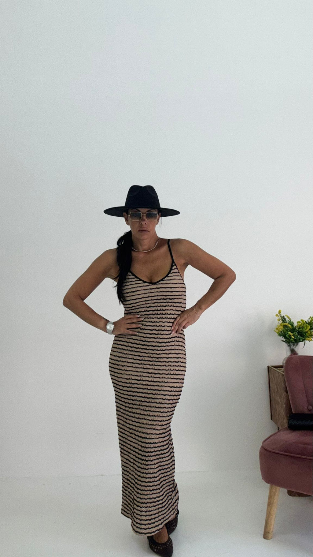 Abito Midi Crochet