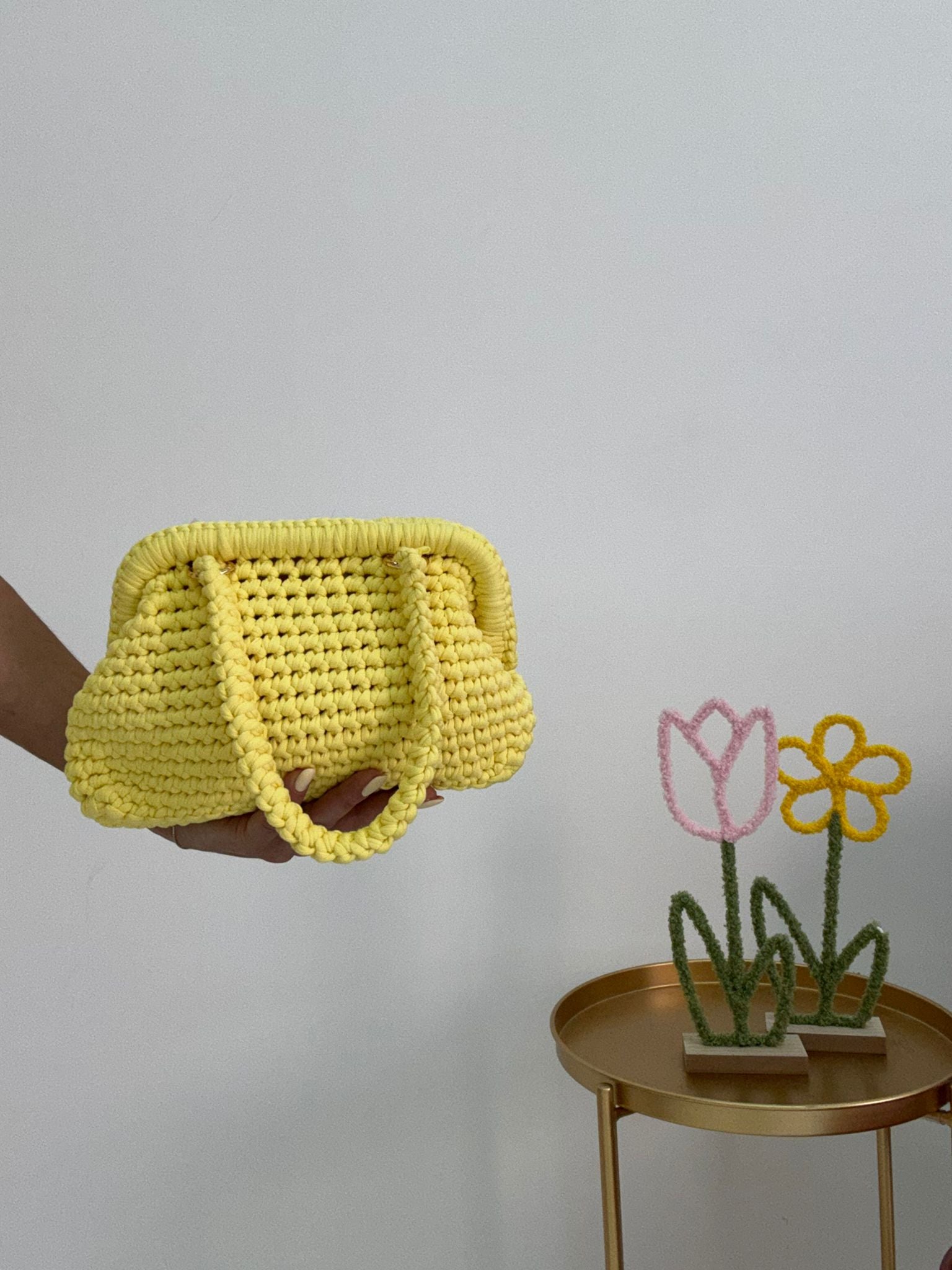 Clutch bag crochet