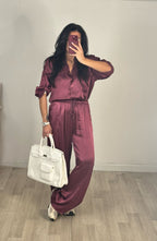 pantalone satin