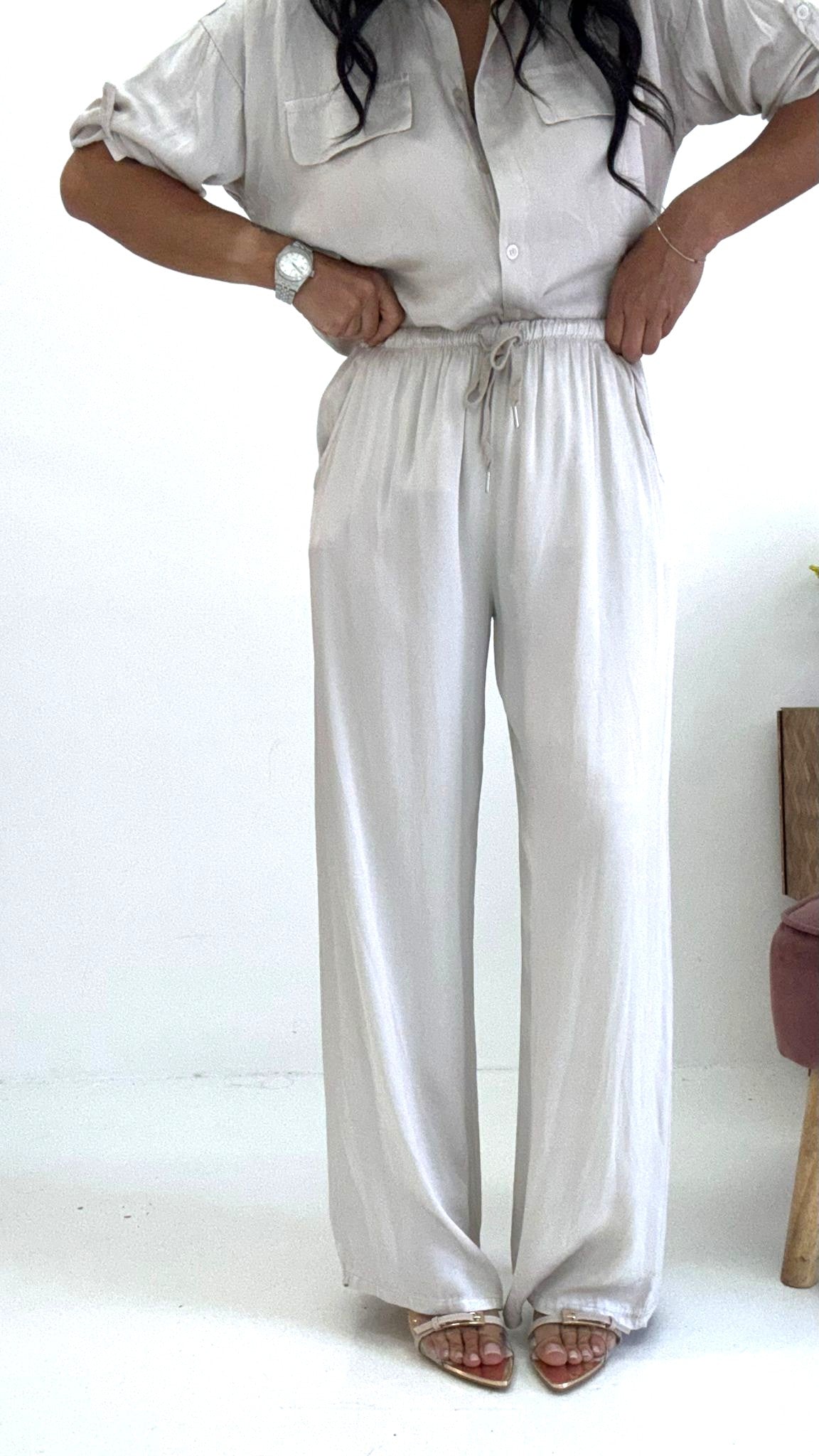 pantalone satin