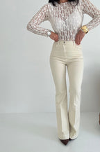 Jeans a Zampa Panna 39-10