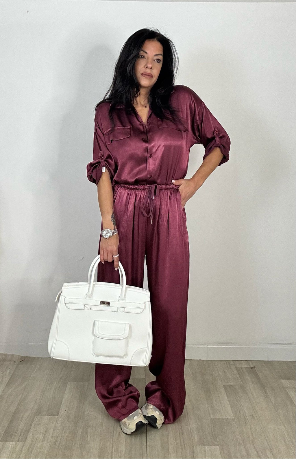 CAMICIA SATIN