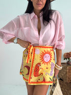 Shorts Pareo tropical