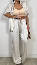 pantalone satin