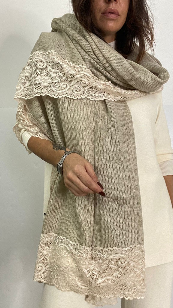 sciarpa pizzo