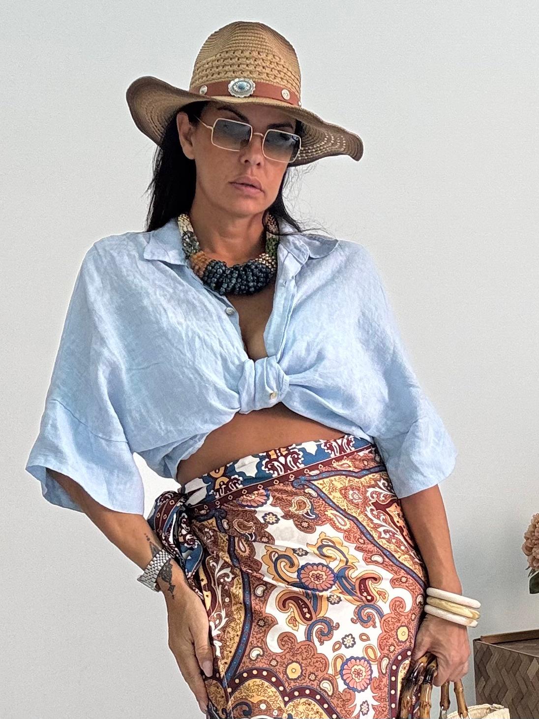 Camicia 100% lino