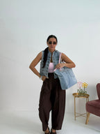 Gilet Denim Military