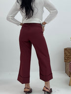 Pantaloni Johanna cropped