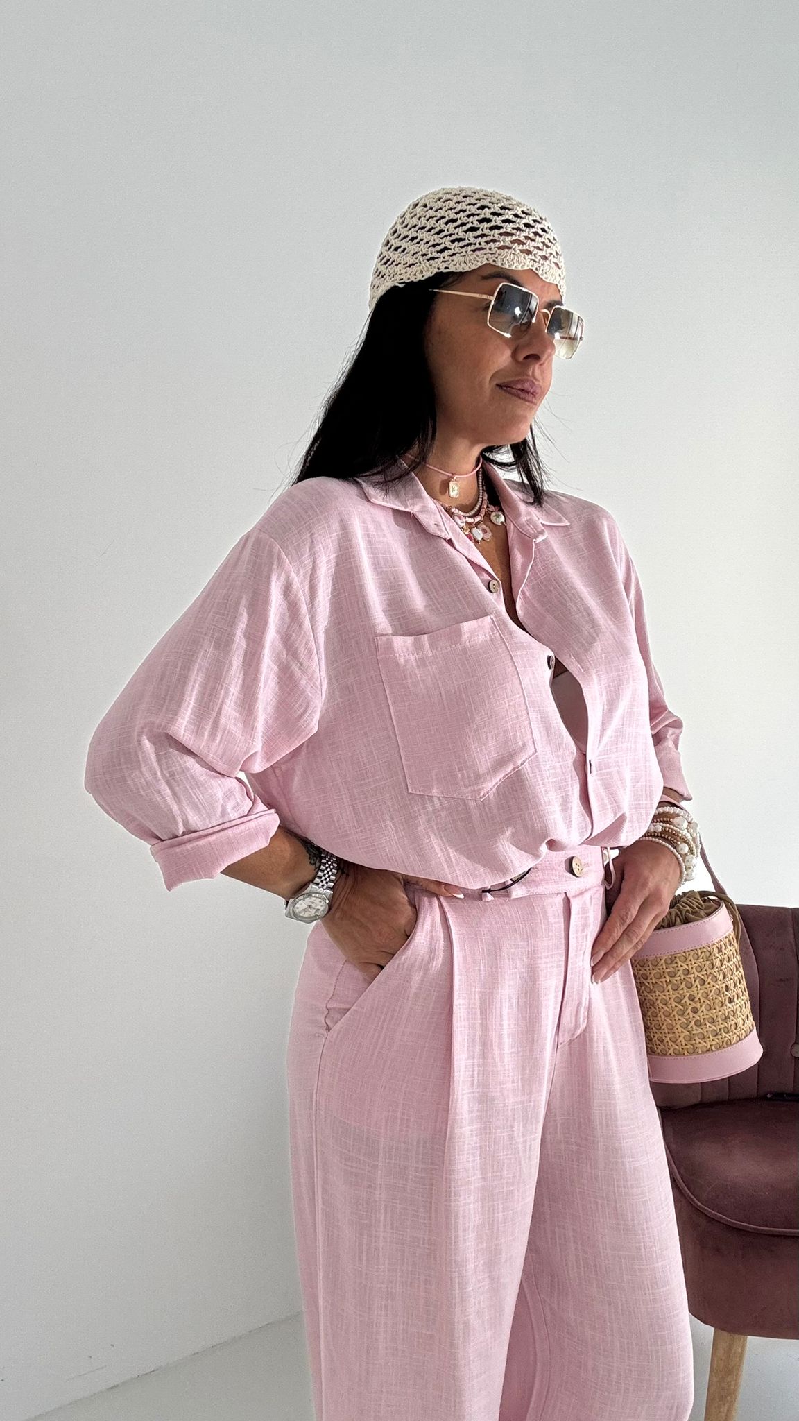 camicia lino