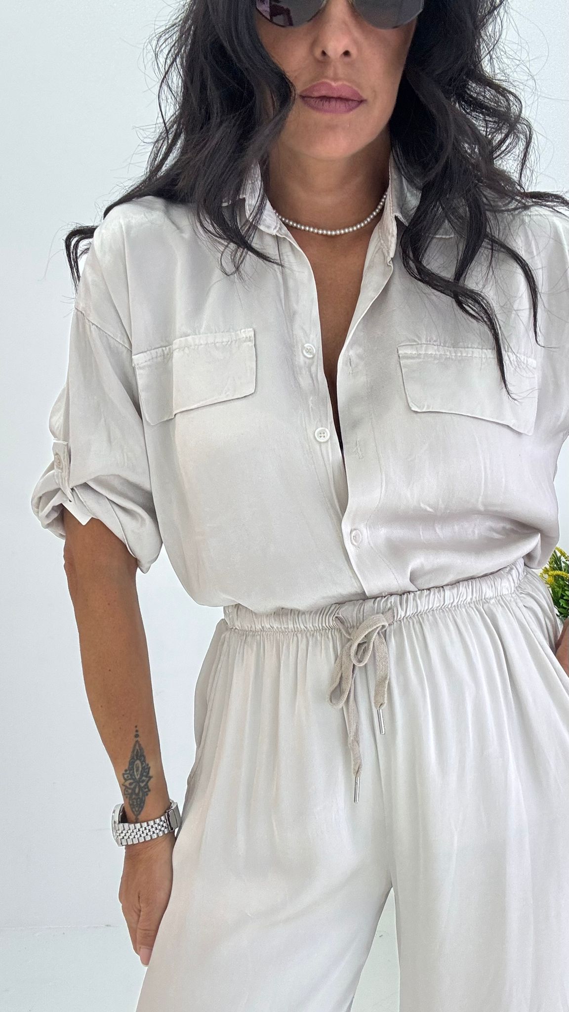 CAMICIA SATIN