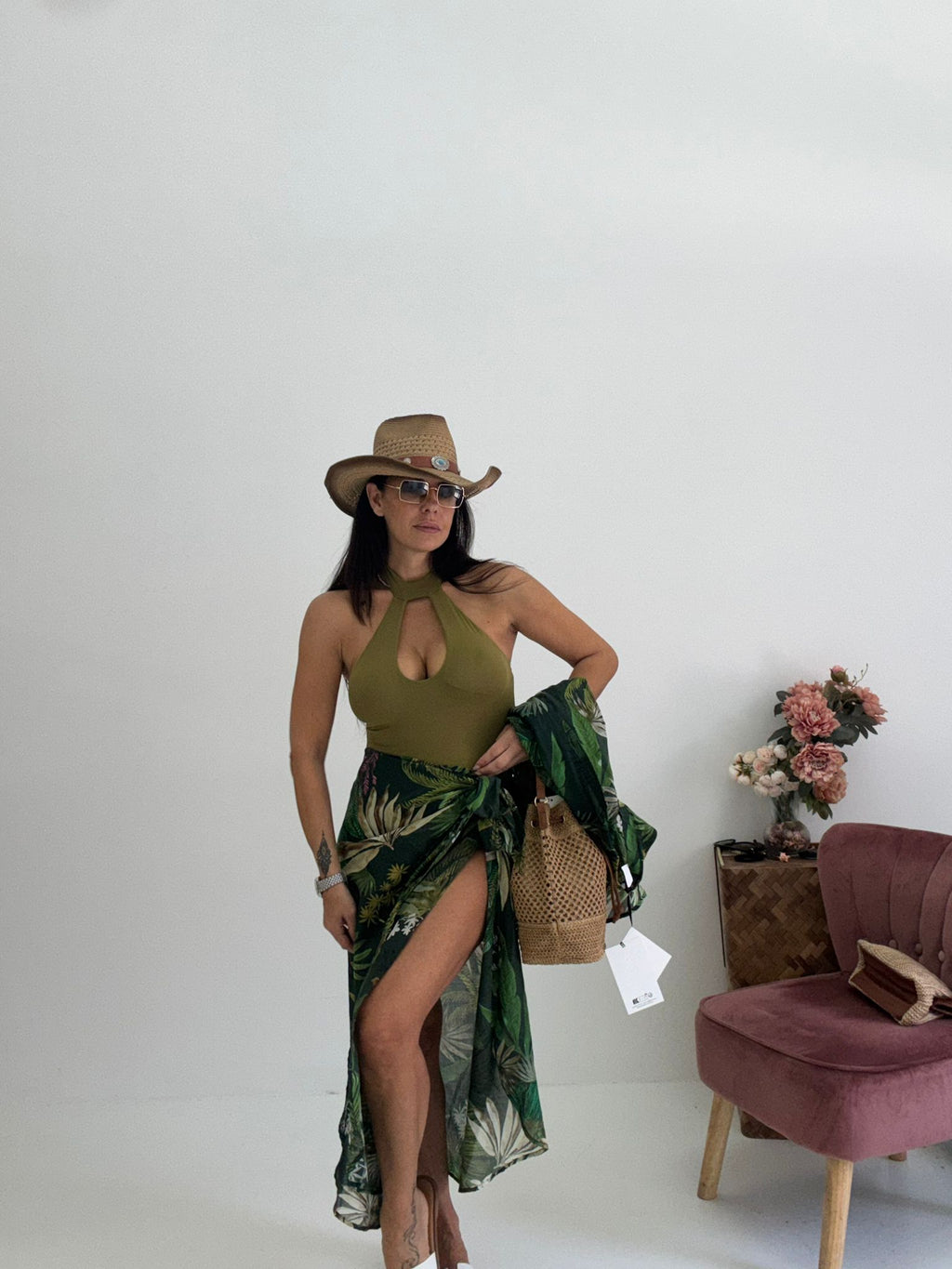 Gonna Pareo Tropical Lumina