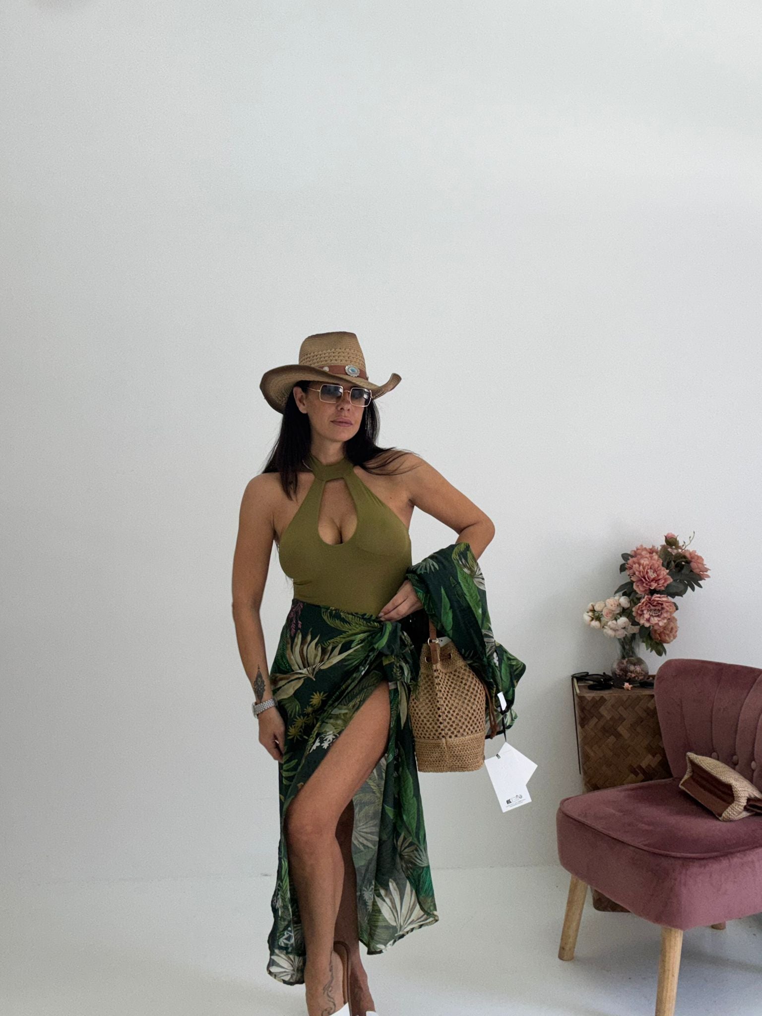 Gonna Pareo Tropical Lumina