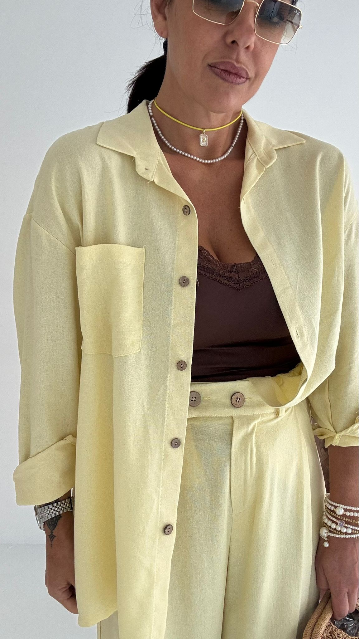 camicia lino