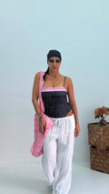 Pantaloni 100% lino