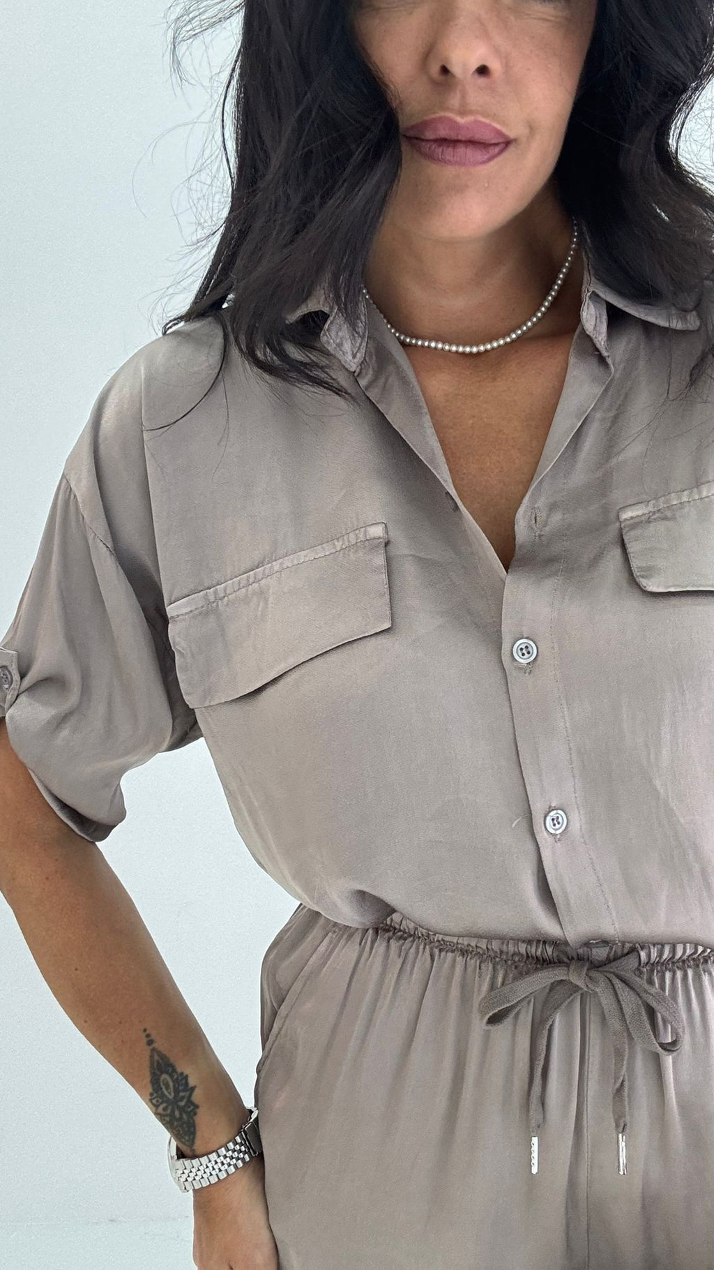 CAMICIA SATIN