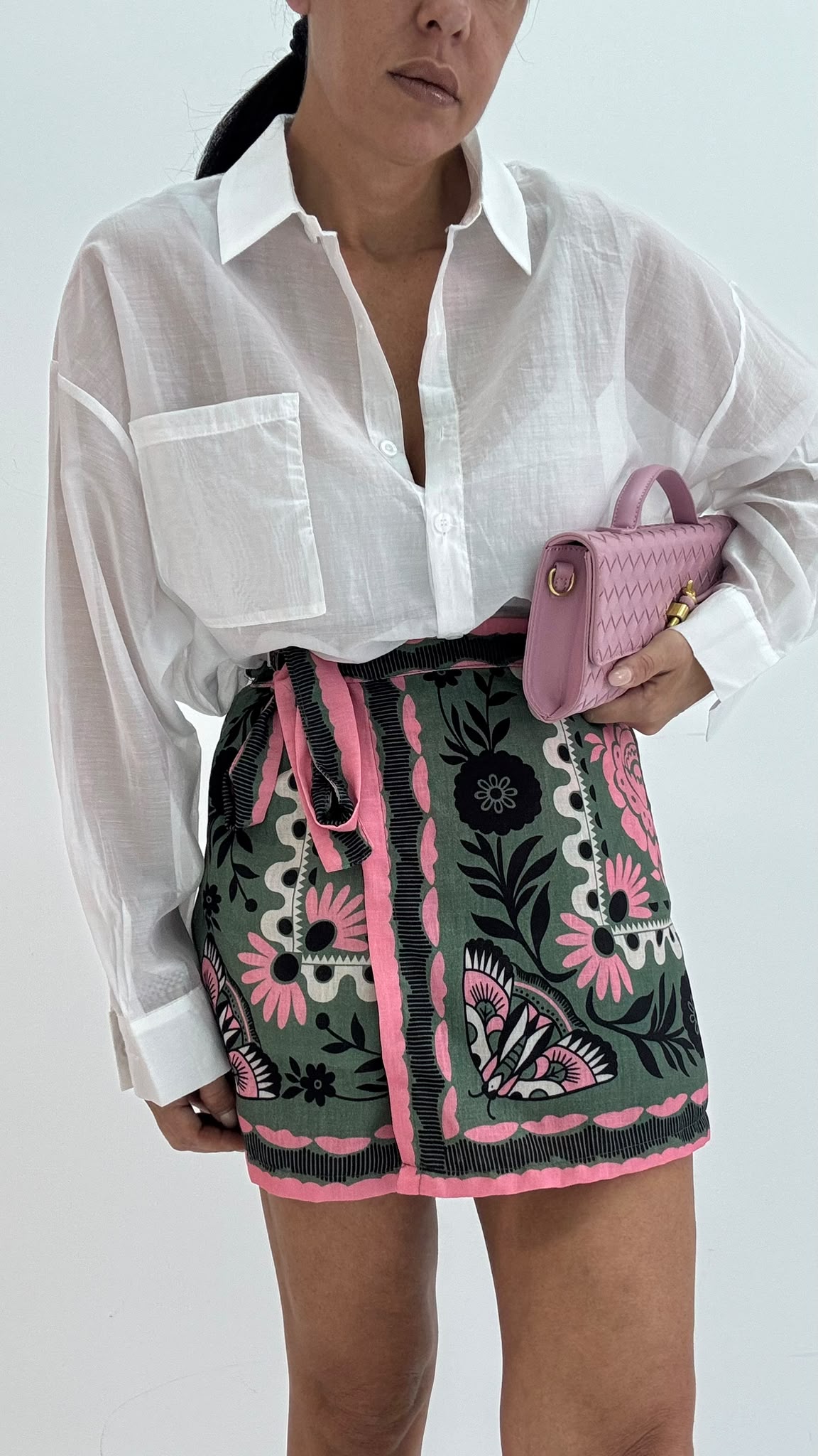 Shorts Pareo tropical