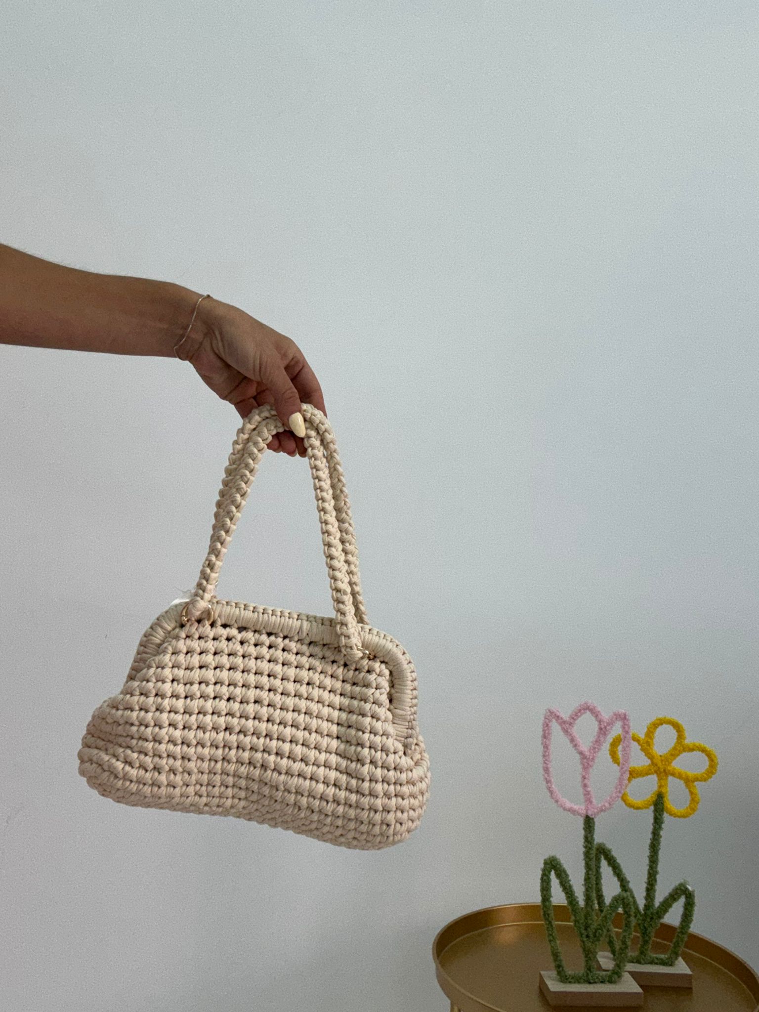 Clutch bag crochet