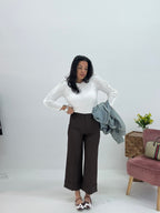 Pantaloni Johanna cropped