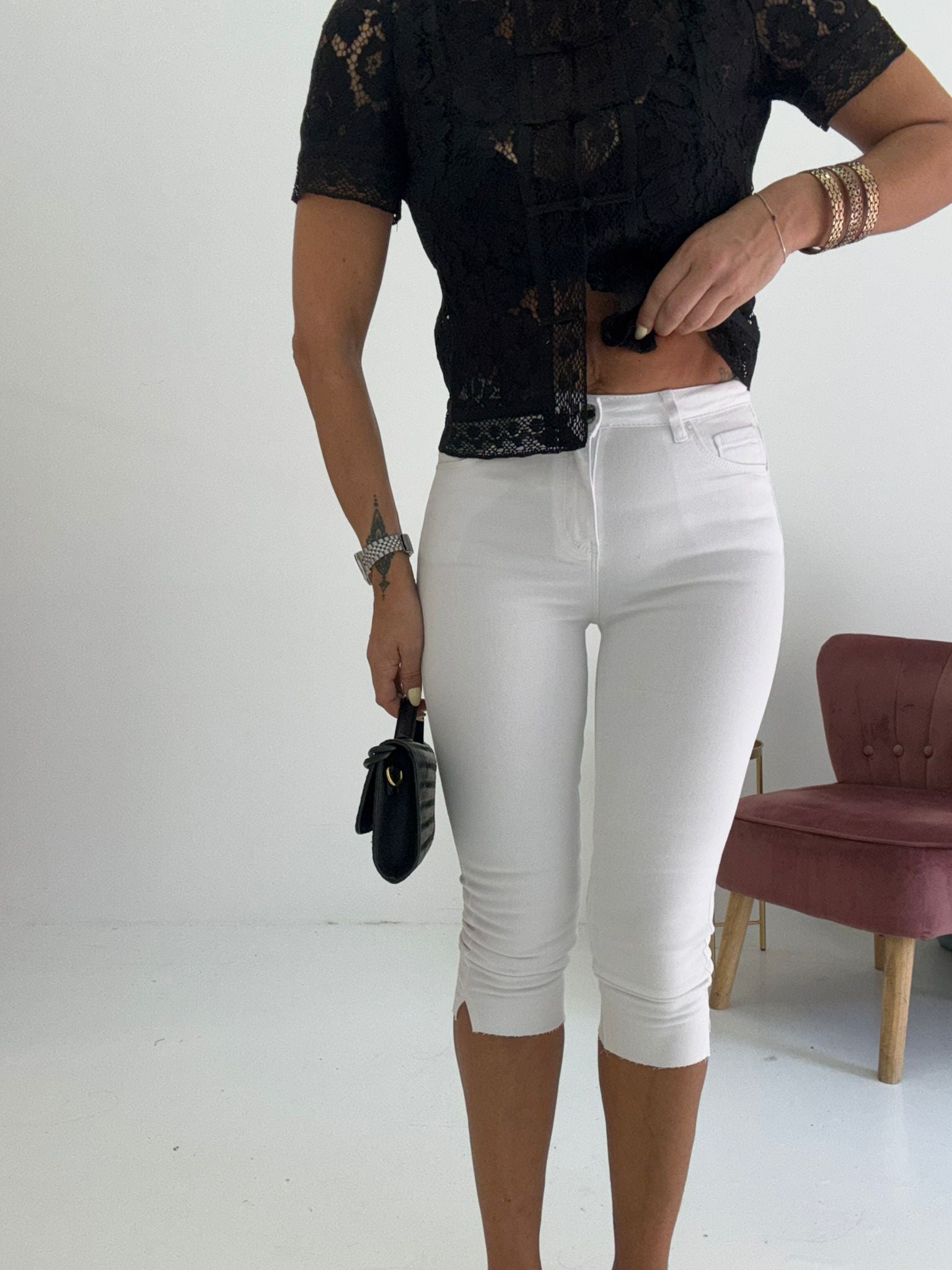 Jeans Capri Slim Fit