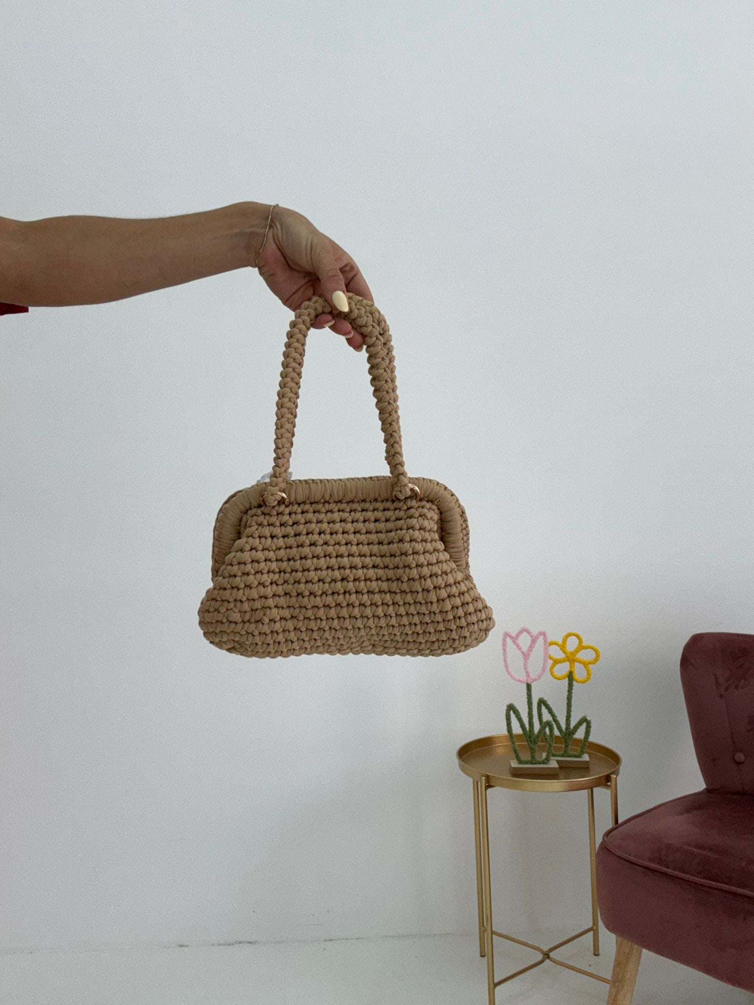 Clutch bag crochet