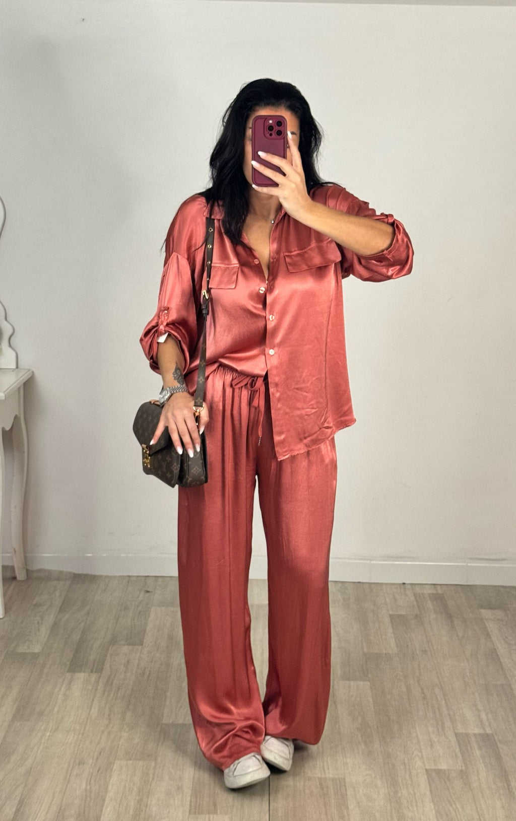 CAMICIA SATIN