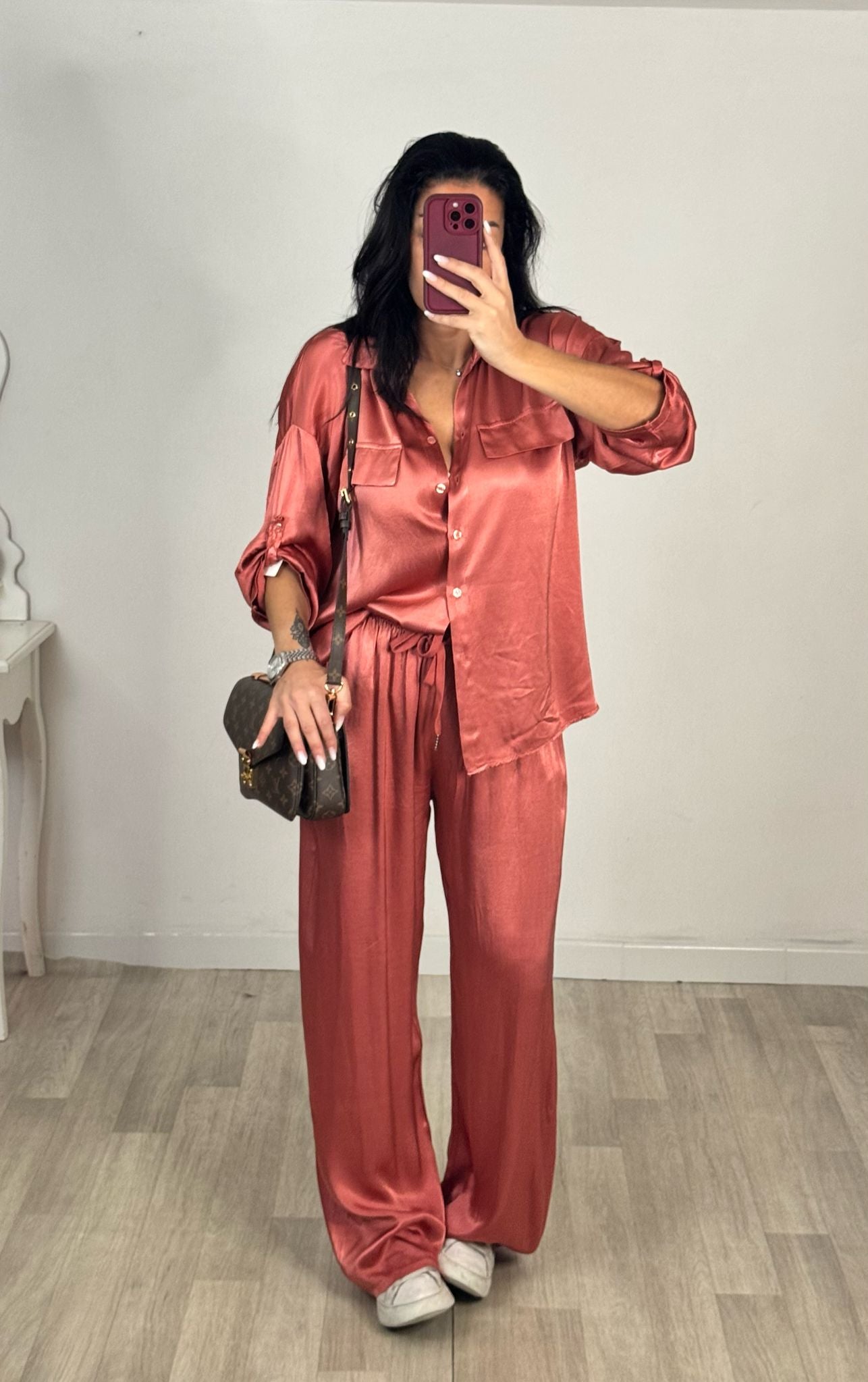CAMICIA SATIN