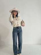 Jeans wideleg 800