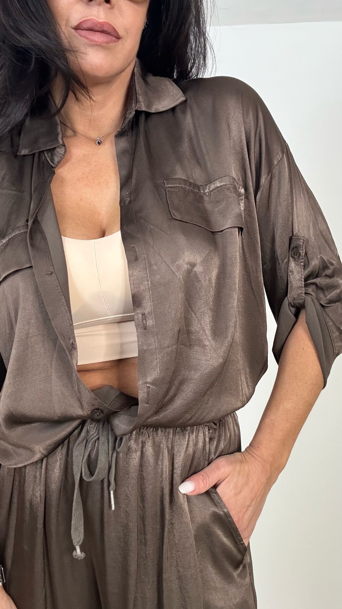 CAMICIA SATIN