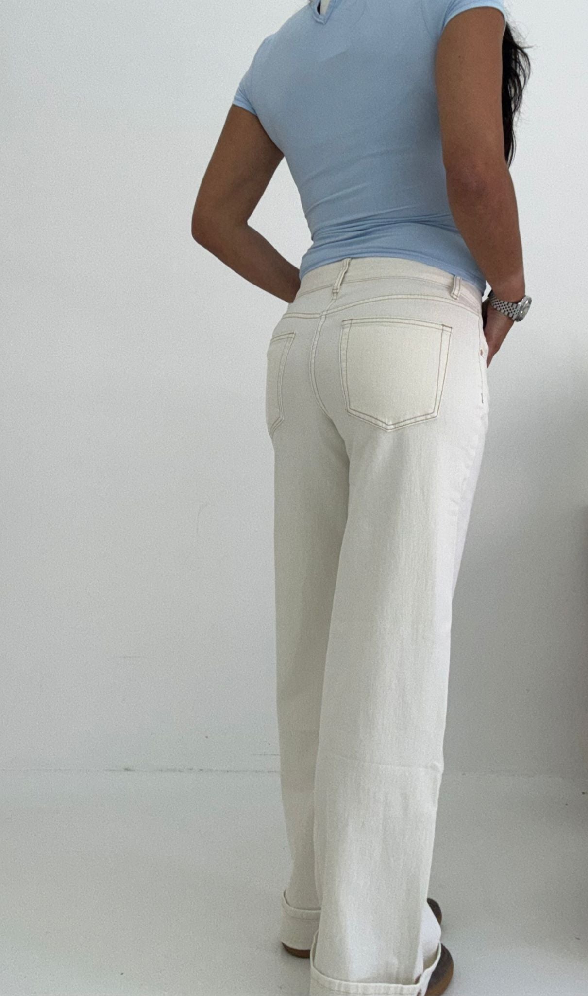 Denim Risvolto Burro