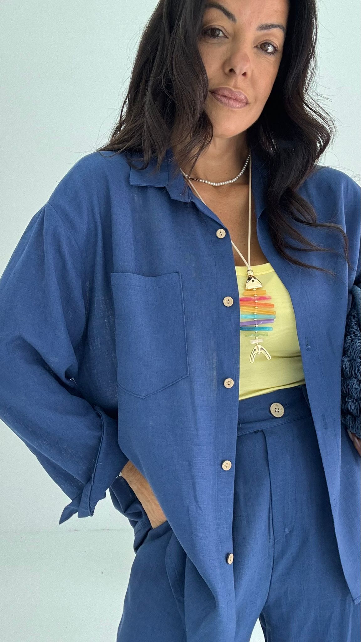 camicia lino