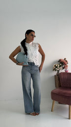 Denim Strass Zaffiro