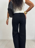 Denim Cropped Nero