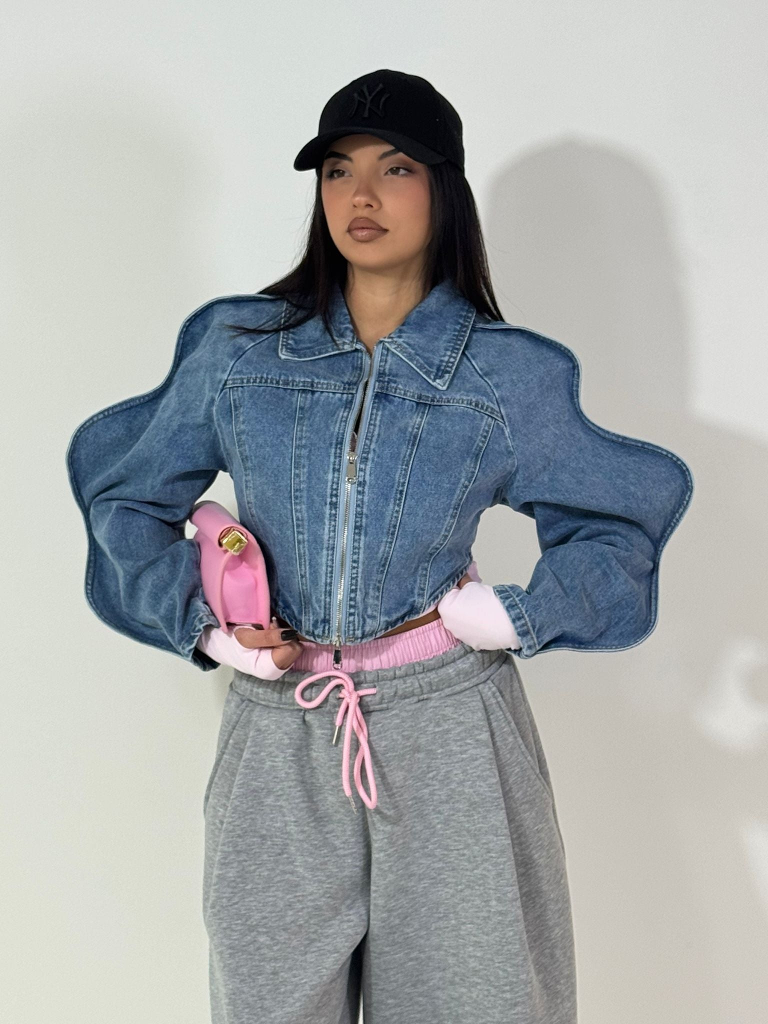 Giubbino Denim Onda