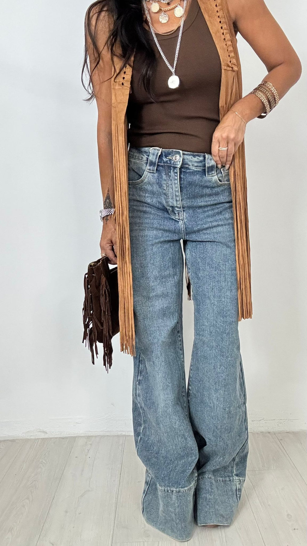 Denim Wide Baggy 834
