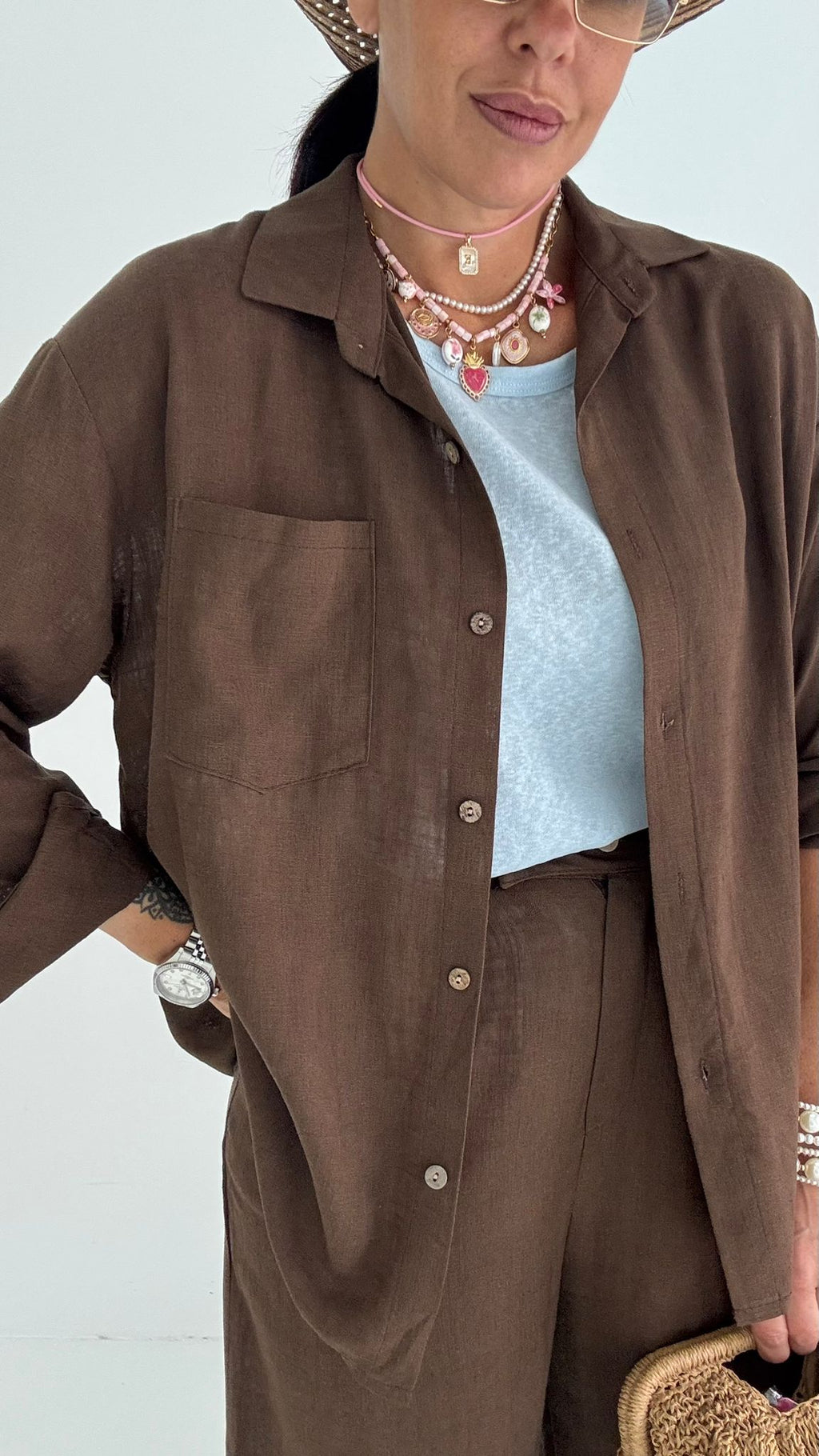 camicia lino