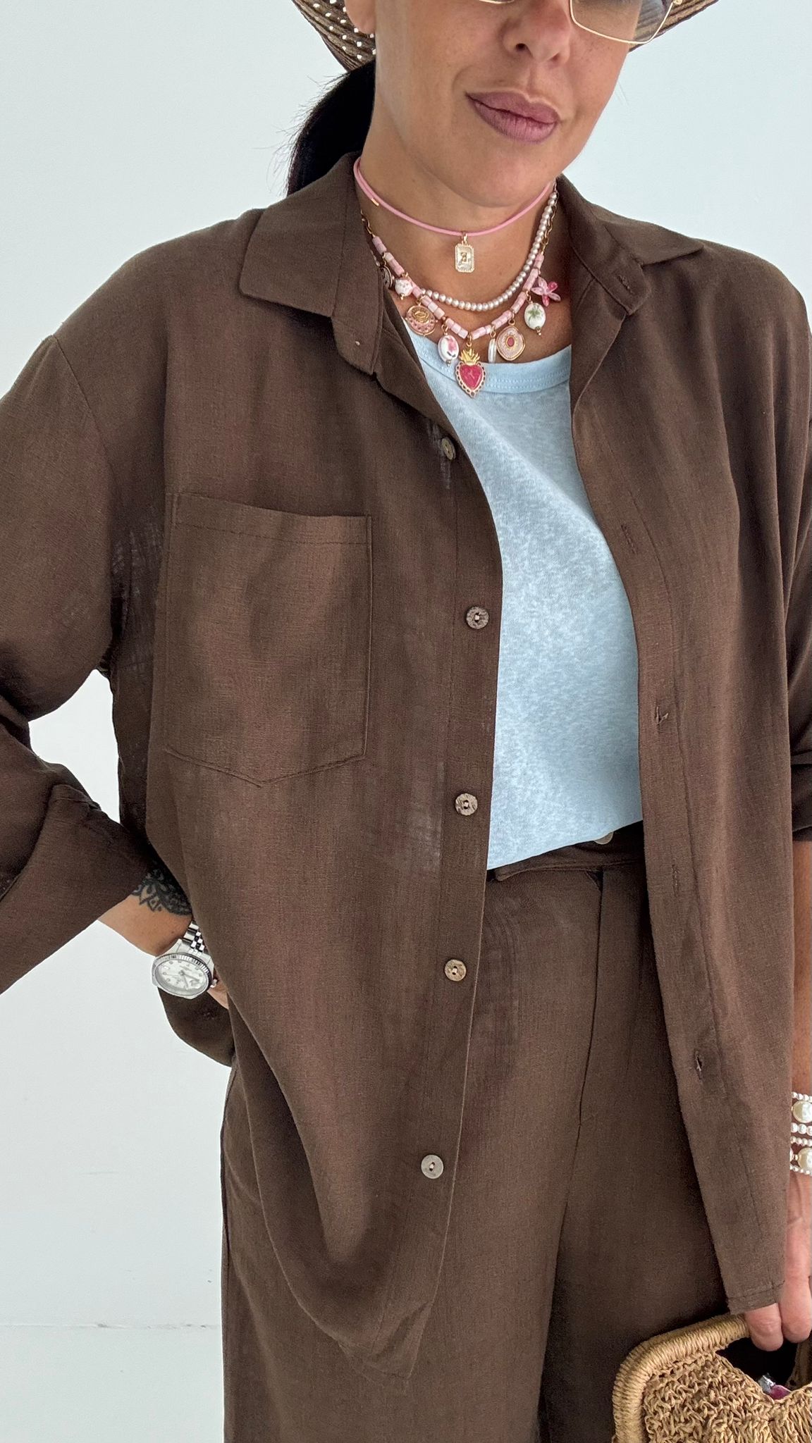 camicia lino
