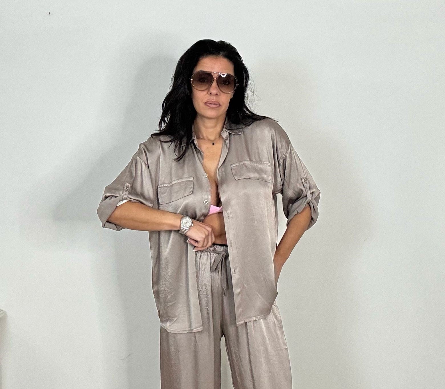 CAMICIA SATIN