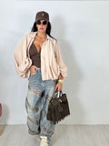 Denim Ballon striato