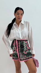 Shorts Pareo tropical
