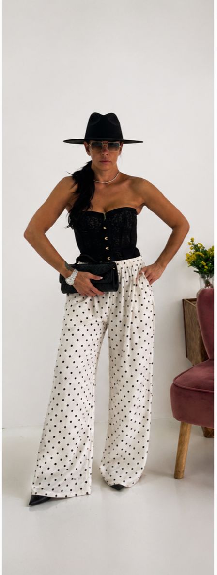 Pantalone raso pois