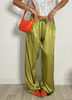 pantalone satin