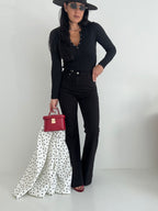 Jeans Flaire Nero 39-1