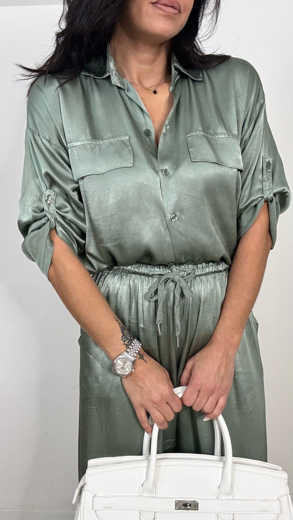 CAMICIA SATIN