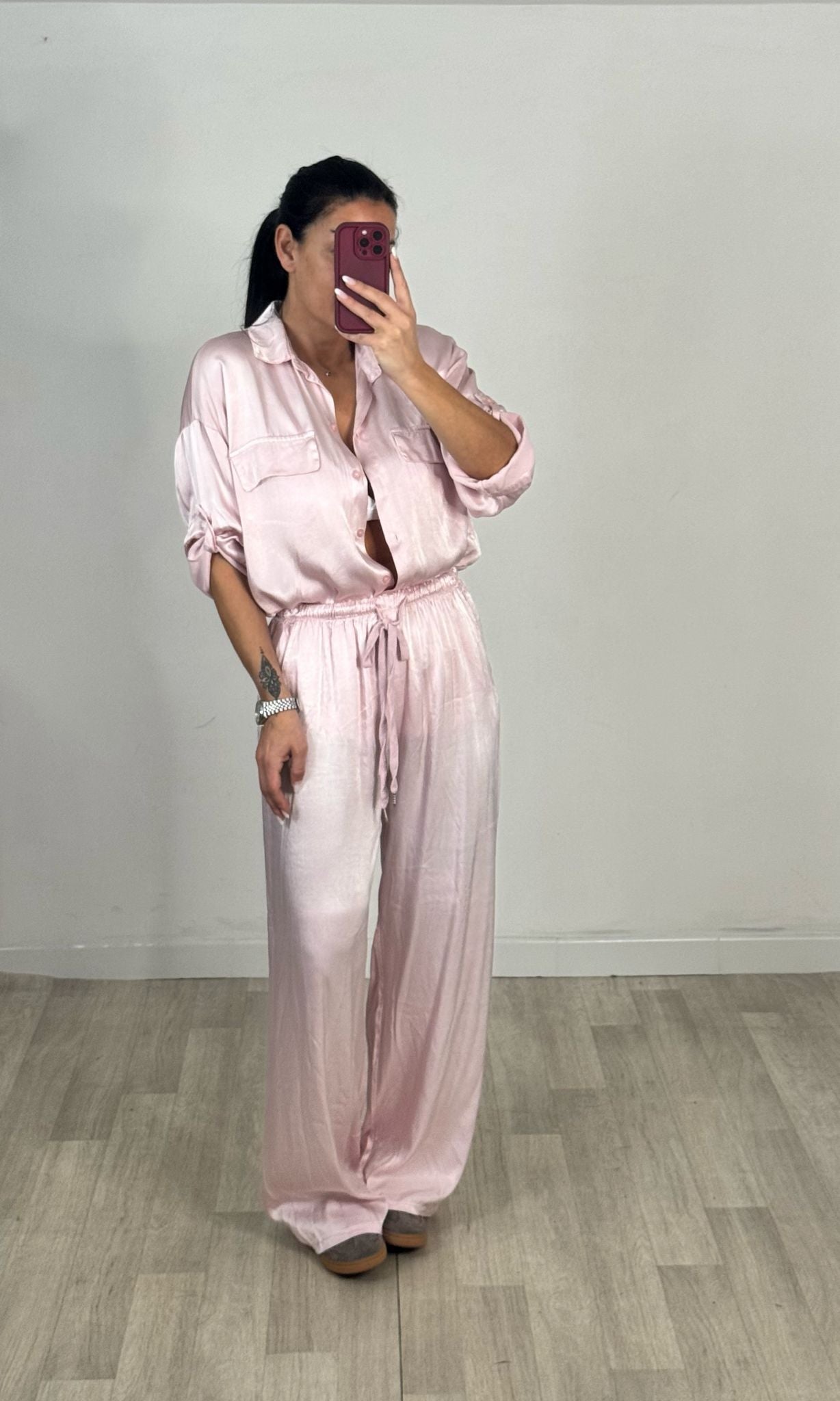 CAMICIA SATIN