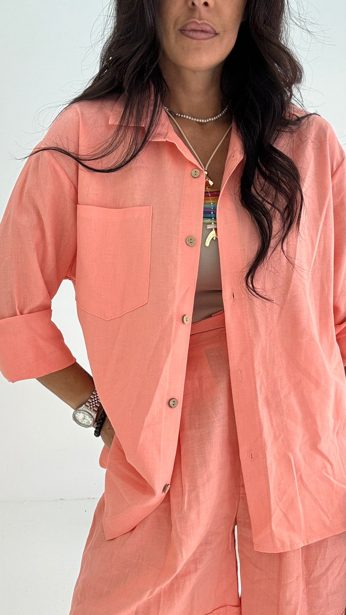 camicia lino
